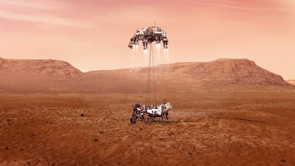 Rover perseverance Mars 2020