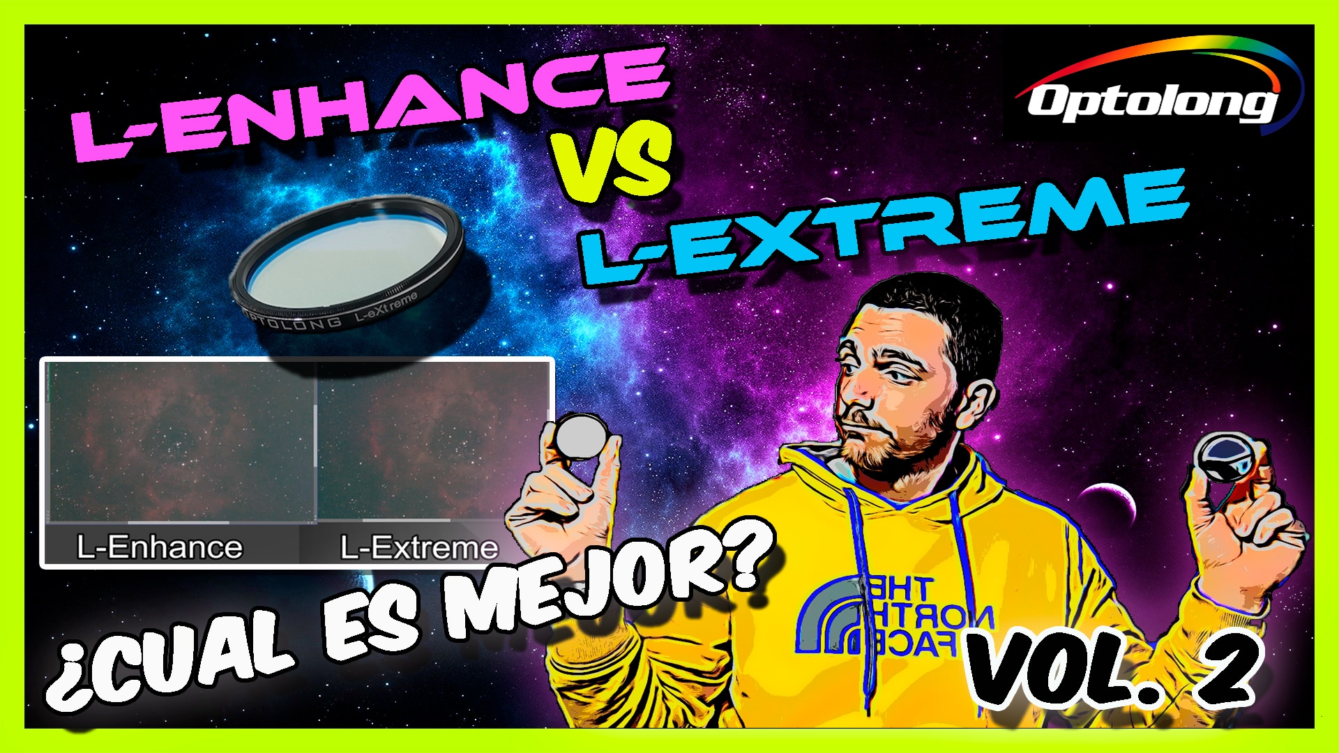 L-Enhance VS L-Extreme | Prueba 2 con la nebulosa Roseta