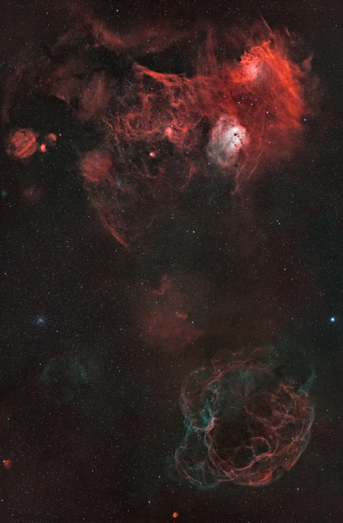Nebulosa Llameante y espagueti