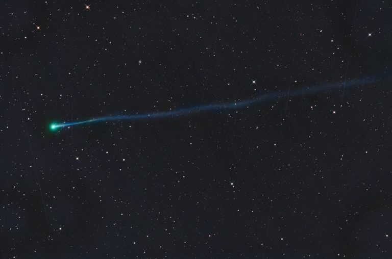 Cometa C/2026 A1 (MAPS) el 21 de marzo de 2026 desde Farm Tivoli (Namibia). Imagen: Gerald Rhemann*